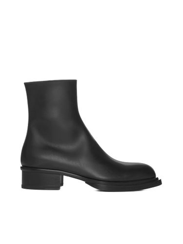 Leather Stack Ankle Boots - Alexander McQueen - Modalova