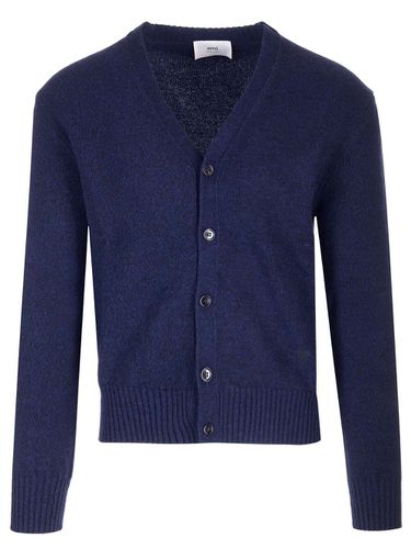 Cashmere And Wool Cardigan - Ami Alexandre Mattiussi - Modalova