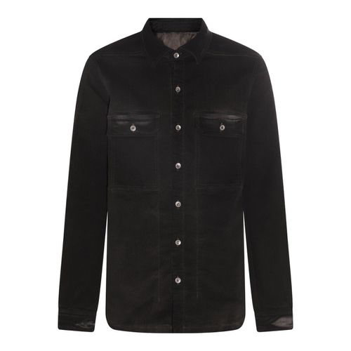 Garment-dyed Buttoned Shirt Jacket - DRKSHDW - Modalova