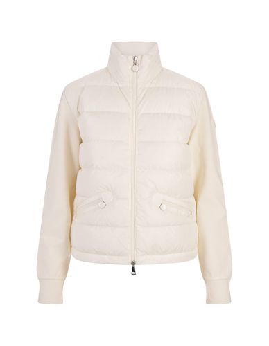 Padded Zip-up Sweatshirt - Moncler - Modalova