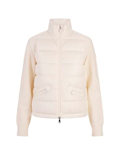 Padded Zip-up Sweatshirt - Moncler - Modalova