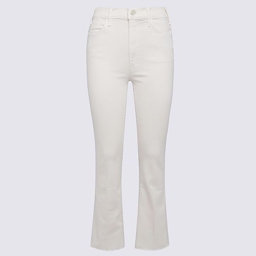 Mother White Cotton Jeans - Mother - Modalova