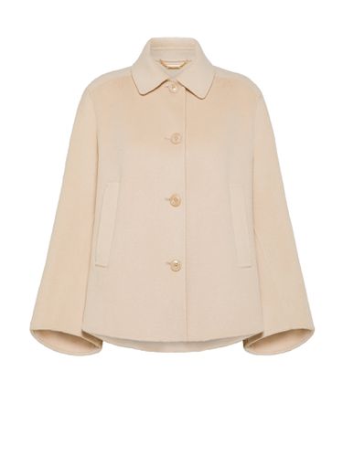 Beige Short Coat With Buttons - Seventy - Modalova