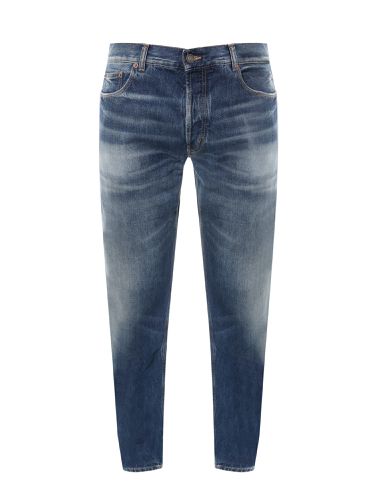 Deauville Cotton Jeans - Saint Laurent - Modalova