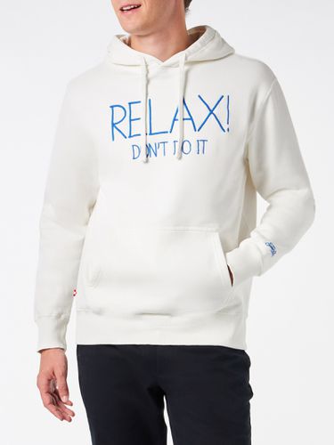 Man Hoodie With Relax Dont Do It Embroidery - MC2 Saint Barth - Modalova