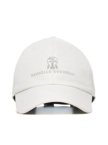 Logo Embroidery Cap - Brunello Cucinelli - Modalova