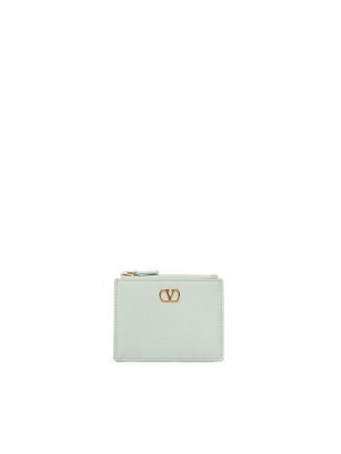 Vlogo Signature Coin And Card Holder - Valentino Garavani - Modalova