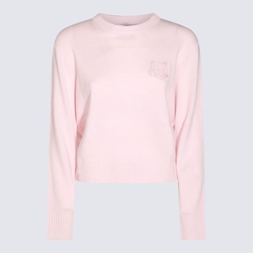 Pink Cotton Sweatshirt - Maison Kitsuné - Modalova