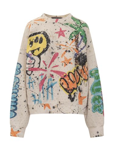 Barrow Printed Sweatshirt - Barrow - Modalova