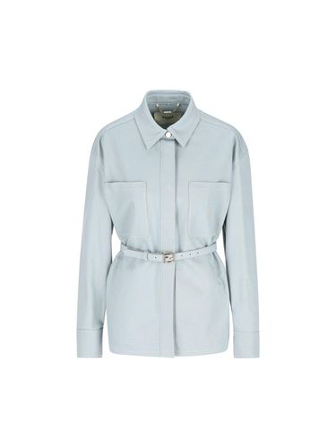 Fendi Belted Collared Jacket - Fendi - Modalova