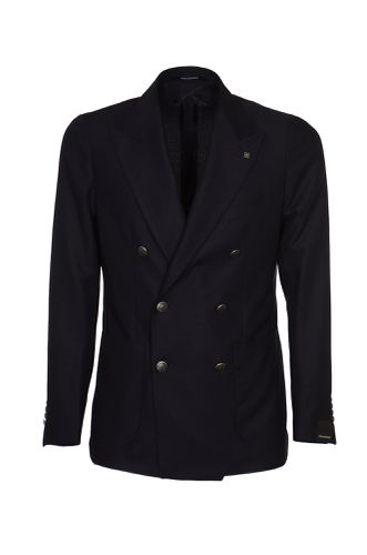 Patched Pocket Double-breasted Dinner Jacket - Tagliatore - Modalova