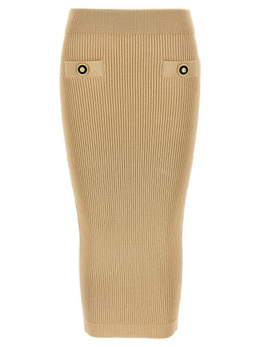 Balmain Ribbed Midi Skirt - Balmain - Modalova