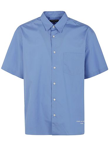 Iconic Cotton Shirt With Logo - Comme des Garçons Homme - Modalova