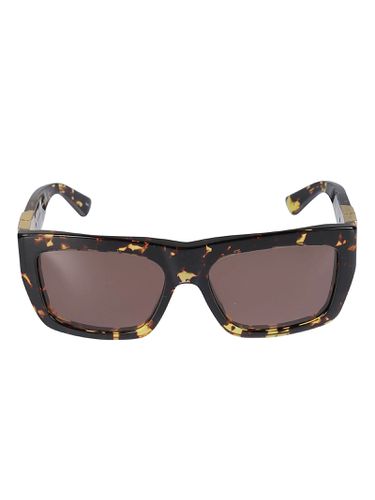 Bold Rectangular Sunglasses - Bottega Veneta Eyewear - Modalova