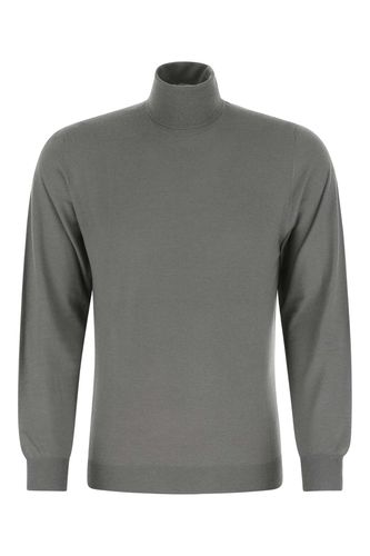 Fedeli Grey Wool Sweater - Fedeli - Modalova