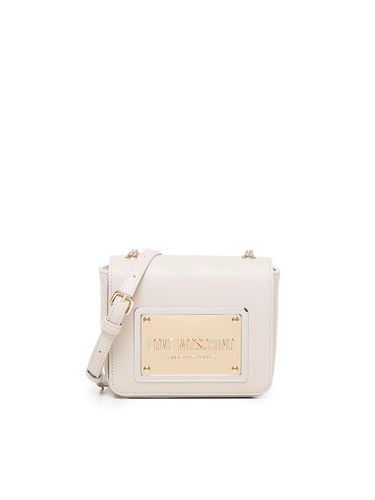 Shoulder Bag With Logo Plaque - Love Moschino - Modalova