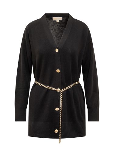 Empire Chain Belt Cardigan - MICHAEL Michael Kors - Modalova