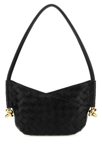 Black Nappa Leather Mini Solstice Shoulder Bag - Bottega Veneta - Modalova
