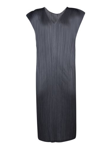 Pleats Please Dark Long Dress - Issey Miyake - Modalova