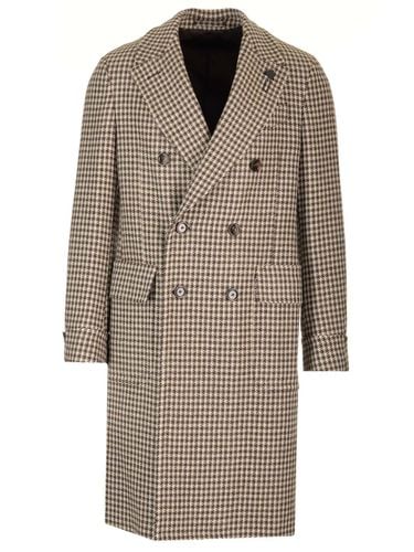 Lardini Pied De Poule Coat - Lardini - Modalova