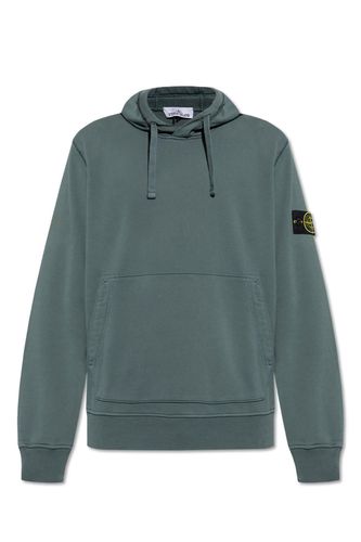 Compass Patch Drawstring Hoodie - Stone Island - Modalova