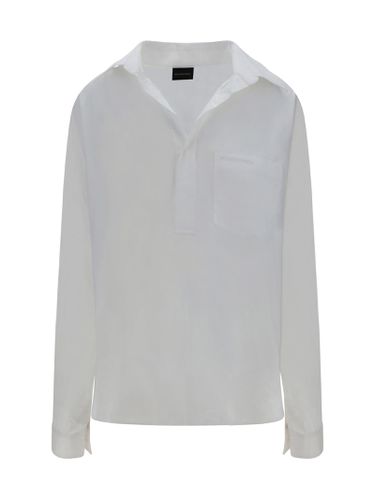 Balenciaga Crinkled Cotton Shirt - Balenciaga - Modalova