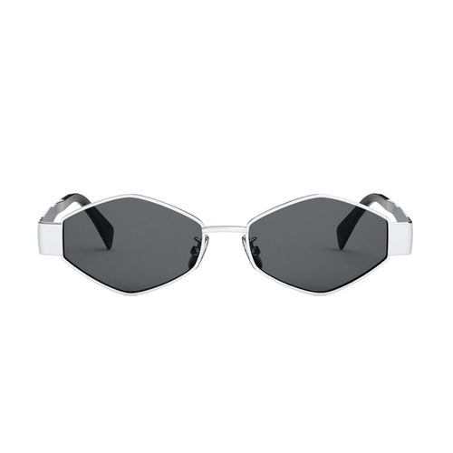 Cl40254u 16a Metal Triomphe 16a Silver Sunglasses - Celine - Modalova