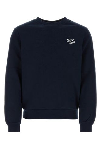 A. P.C. Midnight Blue Cotton Sweatshirt - A.P.C. - Modalova