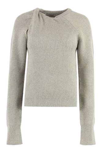 Ribbed Jumper With Knot Detail In Cashmere Blend - Stella McCartney - Modalova