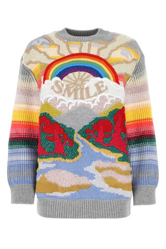 Embroidered Wool Blend Sweater - Stella McCartney - Modalova