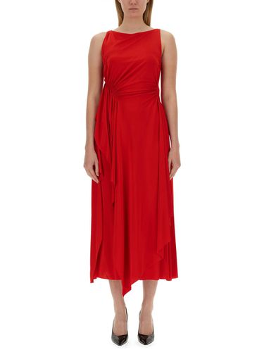 Lanvin Dress With Drape - Lanvin - Modalova