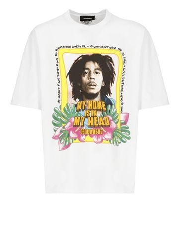 Dsquared2 Bob Marley Skater T-shirt - Dsquared2 - Modalova