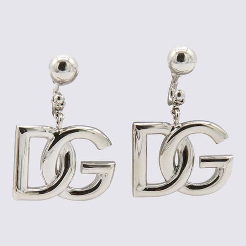 Silver-tone Brass Earrings - Dolce & Gabbana - Modalova