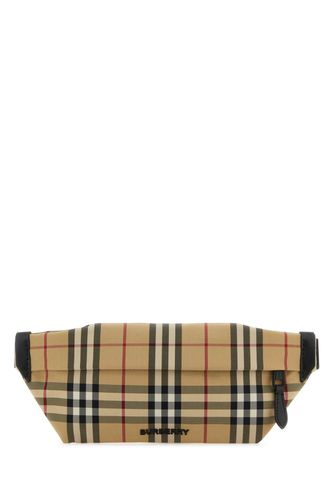 Embroidered Nylon Stevie Belt Bag - Burberry - Modalova