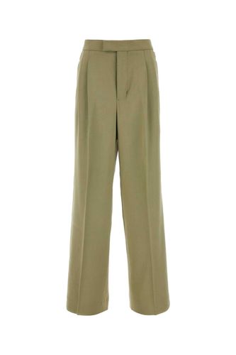 Green Viscose Blend Pant - Ami Alexandre Mattiussi - Modalova