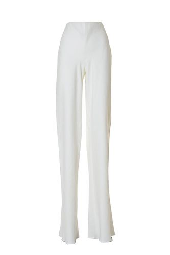 High Waist Wide Leg Flared Pants - Alberta Ferretti - Modalova