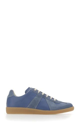 Air Force Blue Leather Replica Sneakers - Maison Margiela - Modalova