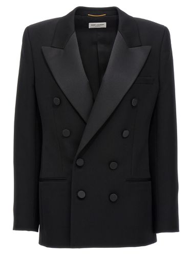 Saint Laurent leger Armure Blazer - Saint Laurent - Modalova