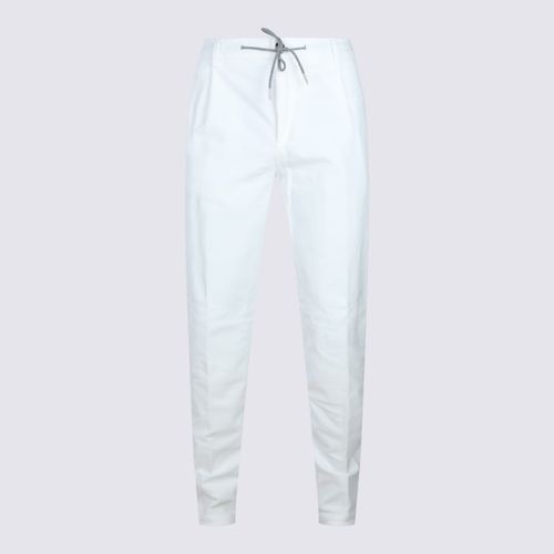 Eleventy White Cotton Pants - Eleventy - Modalova