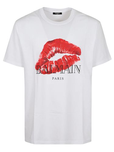 Balmain Kiss T-shirt - Balmain - Modalova