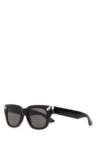 Black Acetate Punk Rivet Sunglasses - Alexander McQueen - Modalova