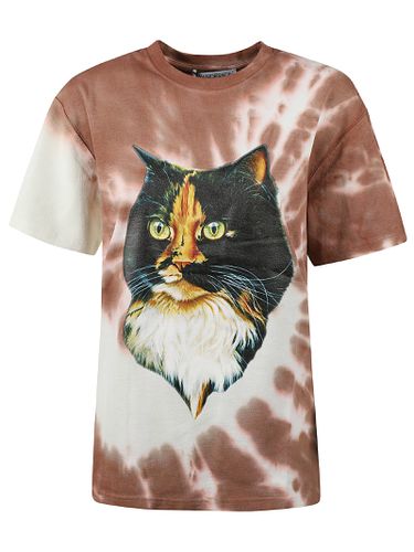 J. W. Anderson Cat Print Tie Dye T-shirt - J.W. Anderson - Modalova