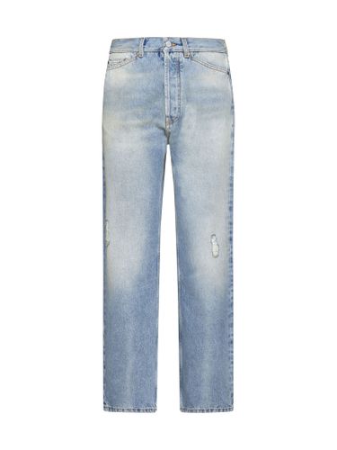 Monogram Loose Denim 5 Pocket Jeans - Palm Angels - Modalova