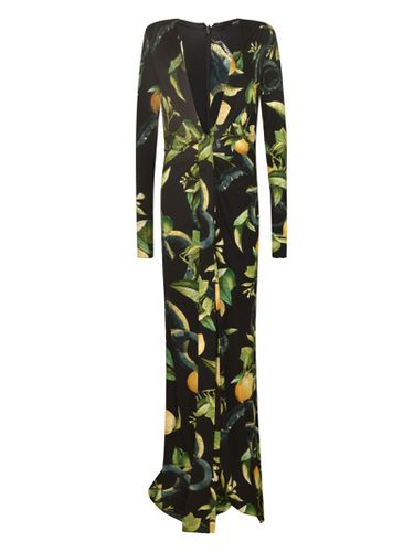 Long-length Printed Dress - Roberto Cavalli - Modalova