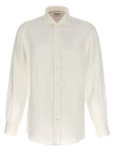 Long-sleeved Buttoned-up Shirt - Brunello Cucinelli - Modalova