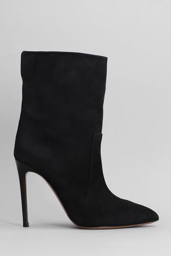 High Heels Ankle Boots In Suede - Paris Texas - Modalova