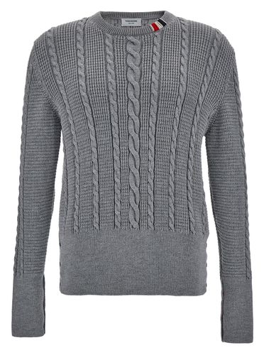 Thom Browne cable Sweater - Thom Browne - Modalova