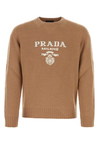 Prada Biscuit Wool Blend Sweater - Prada - Modalova