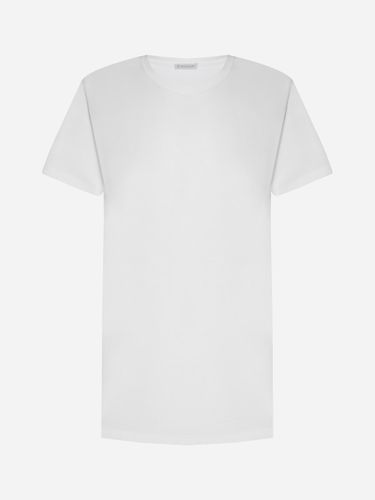 Moncler Logo-patch Cotton T-shirt - Moncler - Modalova