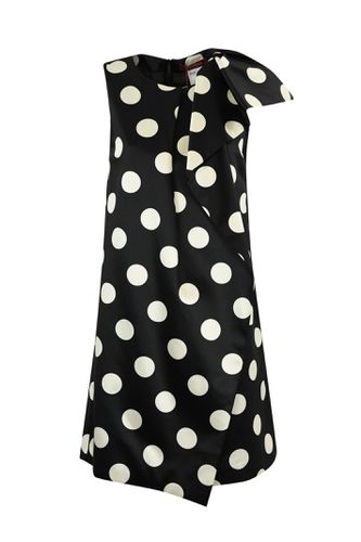 Tactical Dress In Polka Dot Cotton Duchess - Max Mara Studio - Modalova